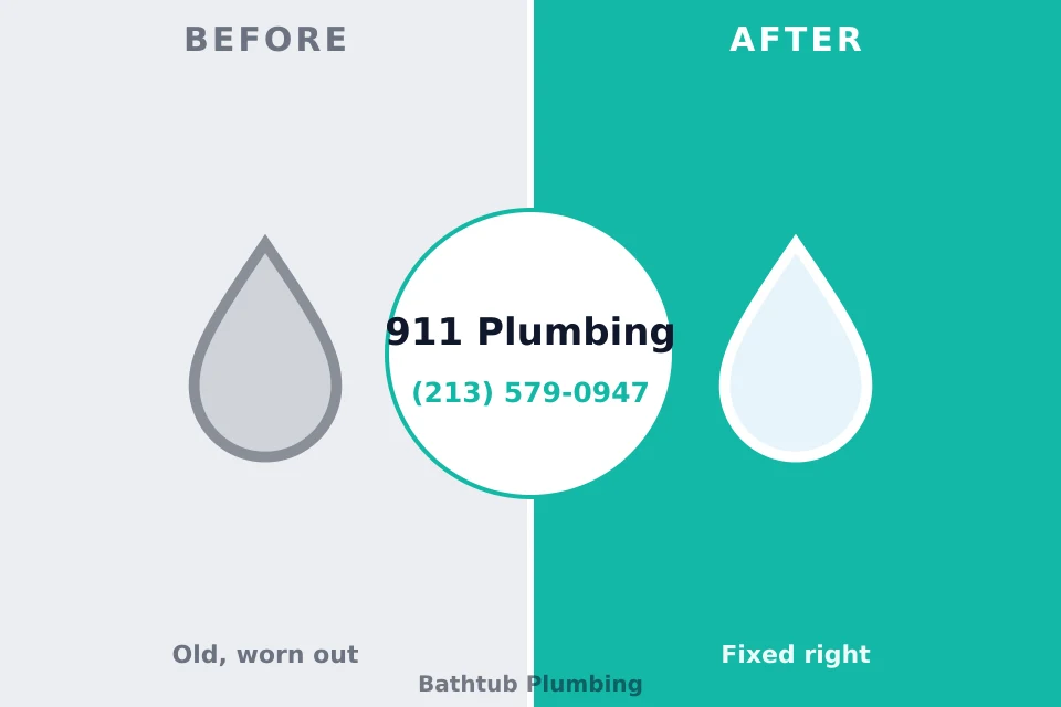 Before and after: plumbing repair South Jacksonville, IL